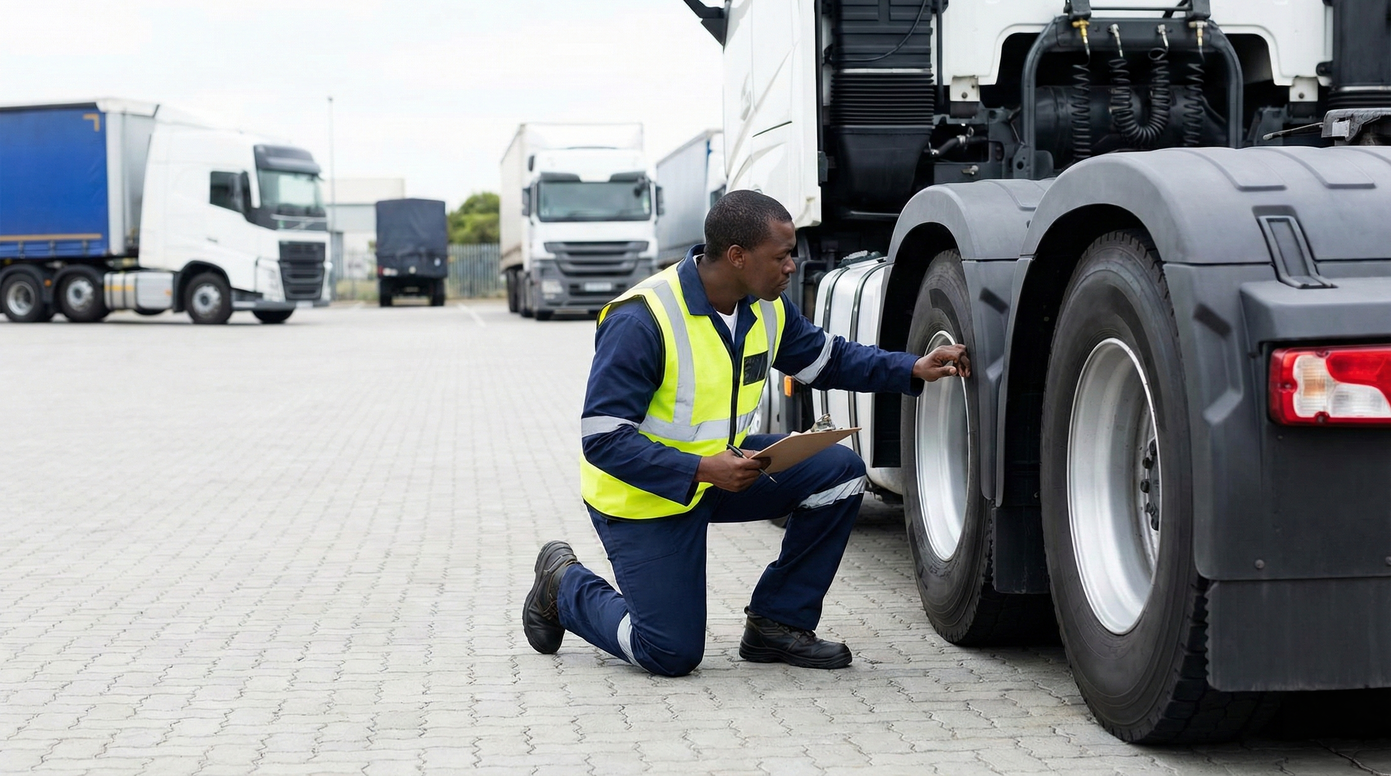 Transportation and logistics professional representing safer workforce implementation.