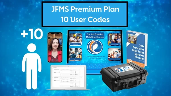 DSI Job Function Matching System 10 User Codes