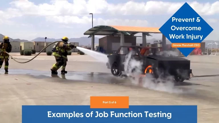 Examples of Job Function Testing.