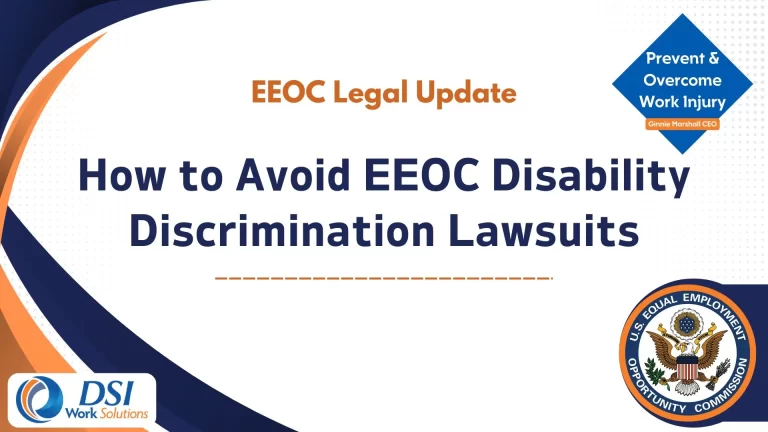 How to Avoid EEOC Disability Discrimination Lawsuits